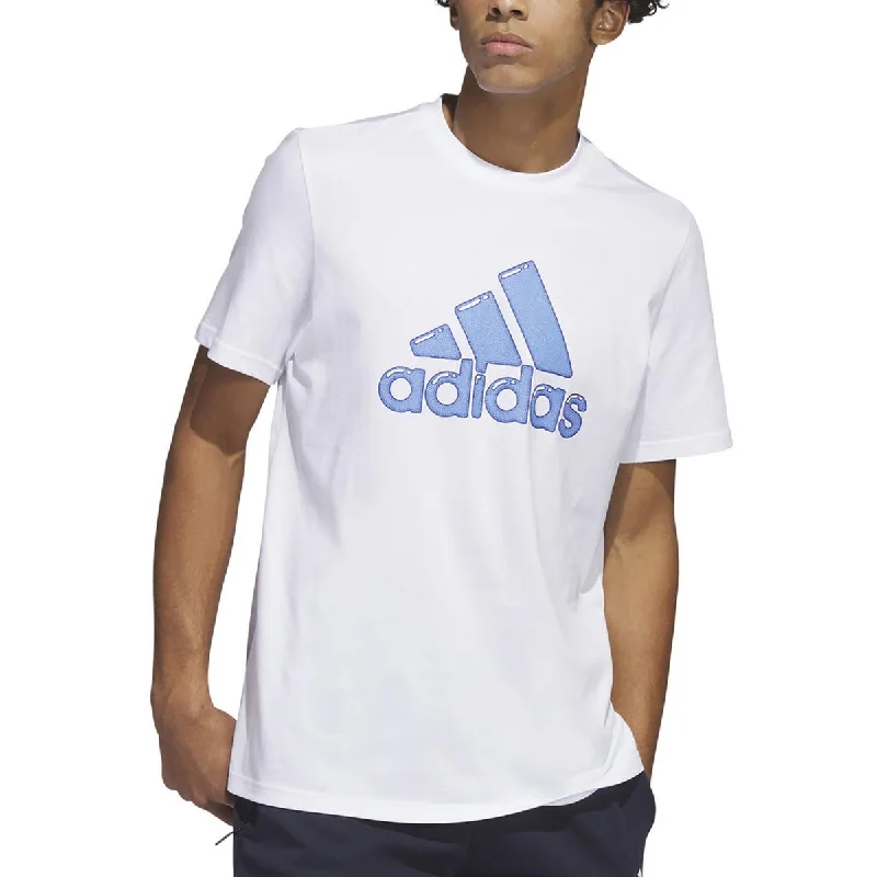 men's hoodies for fall -Adidas Mens Graphic Cotton T-Shirt