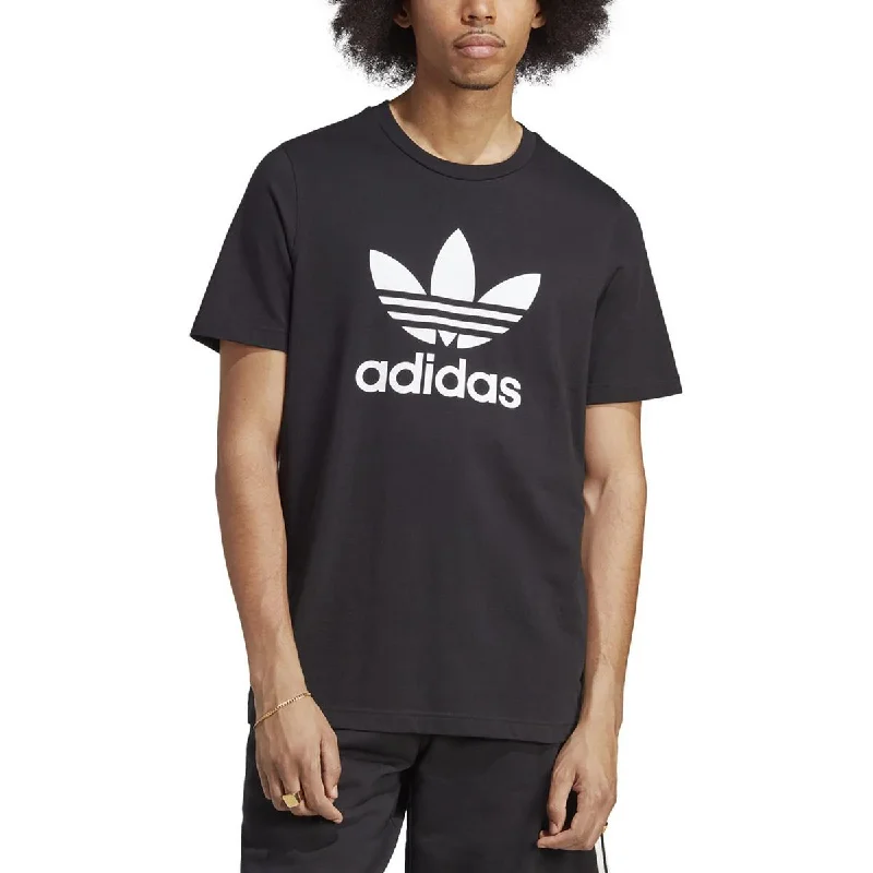 men's vintage hoodies -Adidas Mens Graphic Crewneck T-Shirt