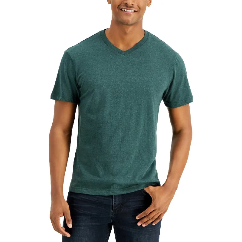 fleece sweatshirts for men -Alfani Mens V Neck Undershirt T-Shirt