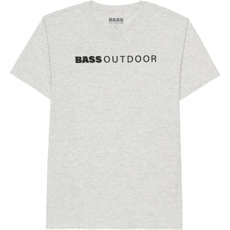 fashion sweatshirts for men -BASS OUTDOOR Mens Logo Crewneck T-Shirt