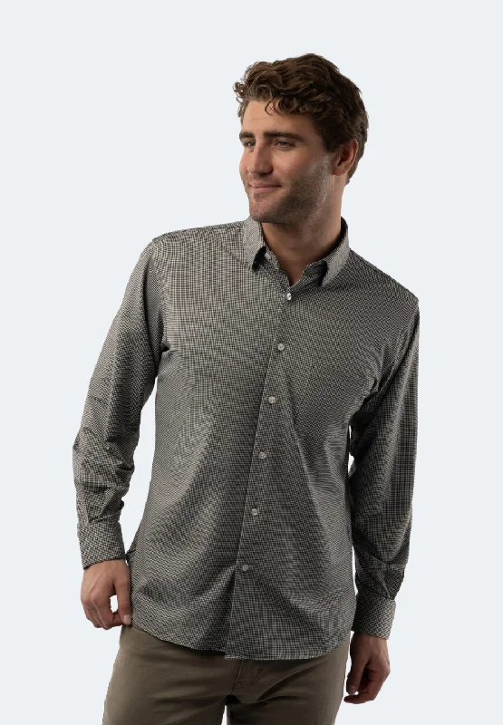 Black and White Check Shirt