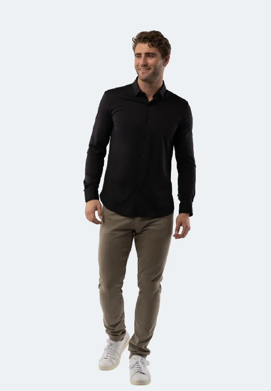 Black Solid Shirt