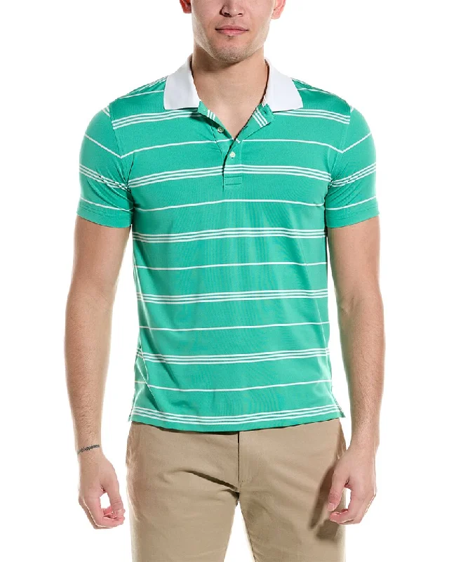 Brooks Brothers Stripe Golf Polo Shirt