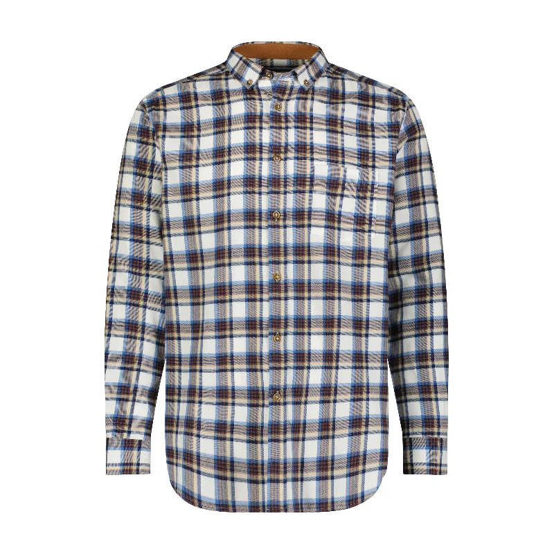 Brushed Moss Plaid Shirt