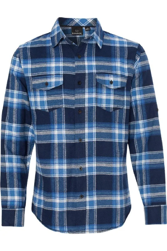 Burnside Yarn-Dyed Long Sleeve Flannel Shirt