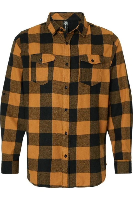 Burnside Yarn-Dyed Long Sleeve Flannel Shirt