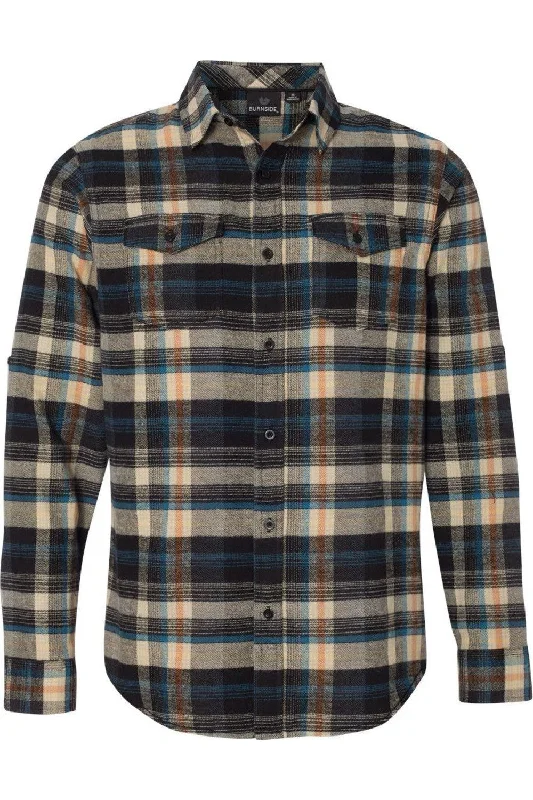 Burnside Yarn-Dyed Long Sleeve Flannel Shirt