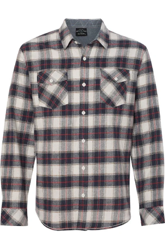 Burnside Yarn-Dyed Long Sleeve Flannel Shirt