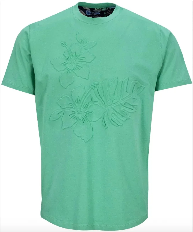 Carson Embossed Tee In Clover