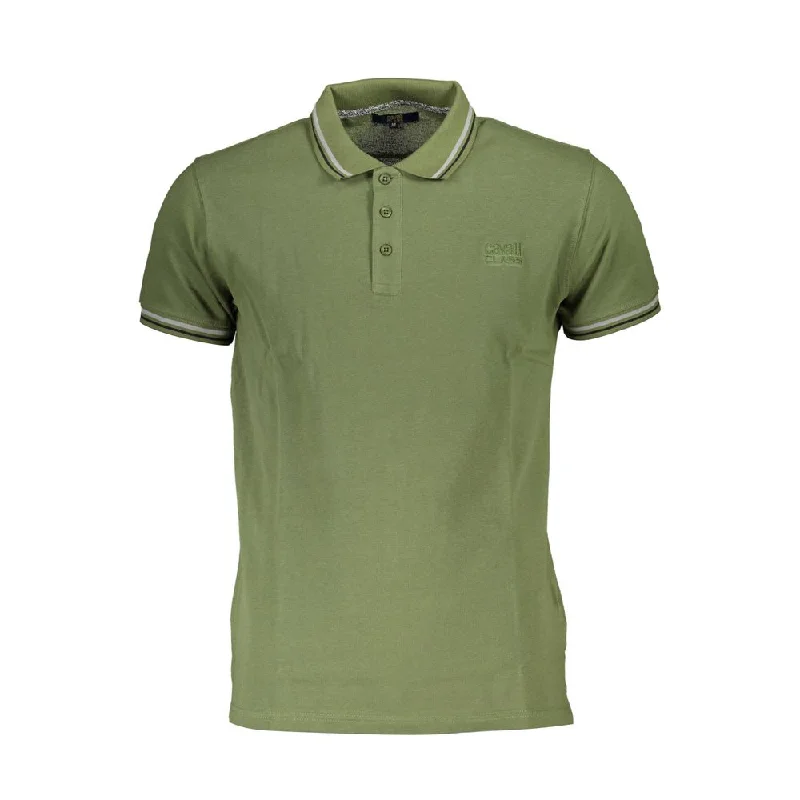 Cavalli Class  Cotton Polo Men's Shirt