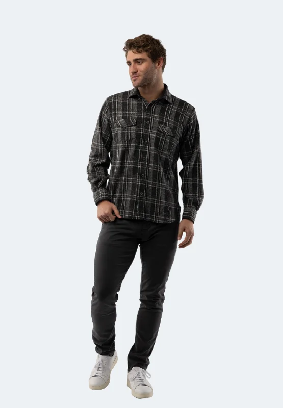 Charcoal Plaid Flannel