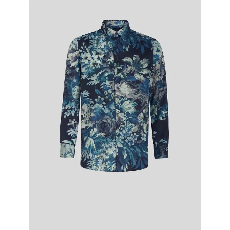 COTTON SHIRT WITH FLORAL PRINT