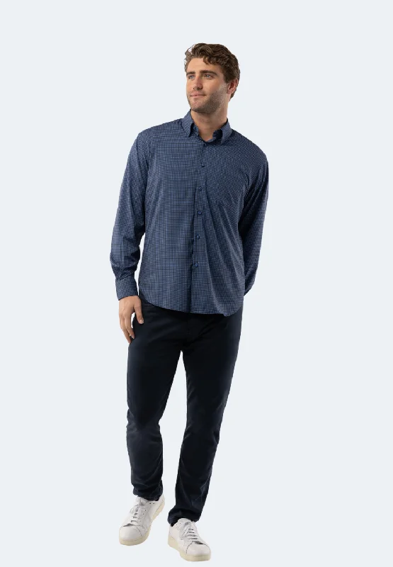 Egyptian Blue Check Shirt