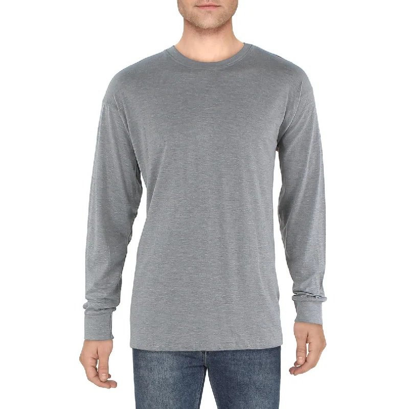 men's trendy hoodies -Galaxy by Harvic Mens Crewneck Long Sleeve T-Shirt