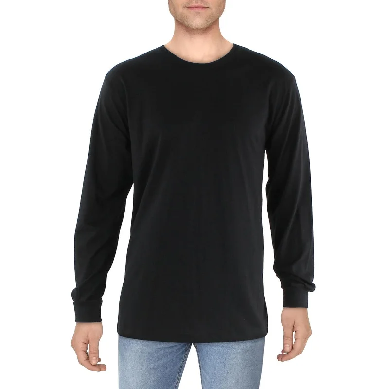 classic sweatshirts for men -Galaxy by Harvic Mens Crewneck Long Sleeve T-Shirt