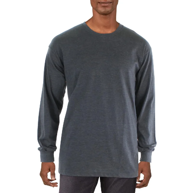 graphic hoodies for men -Galaxy by Harvic Mens Heathered Knit T-Shirt