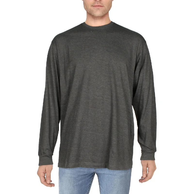 workout sweatshirts for men -Galaxy by Harvic Mens Knit Heathered T-Shirt