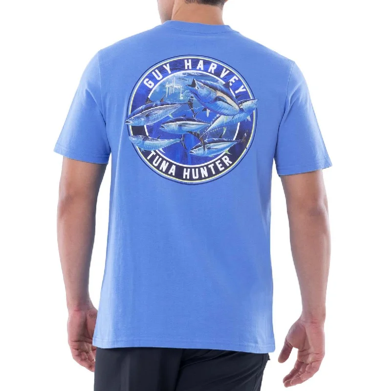 men's hoodies for casual outings -Guy Harvey Mens Graphic Crewneck T-Shirt