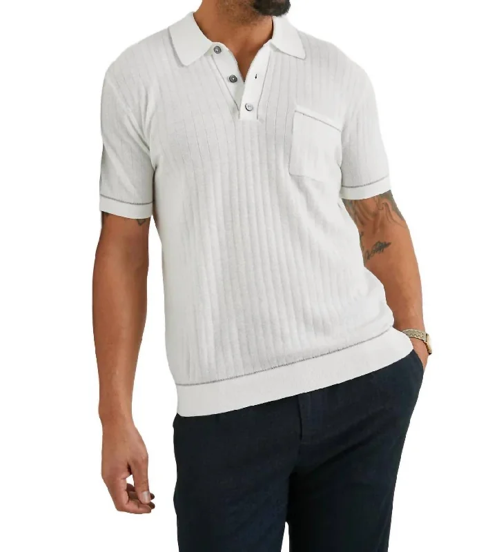 Hardy Polo Shirt In White