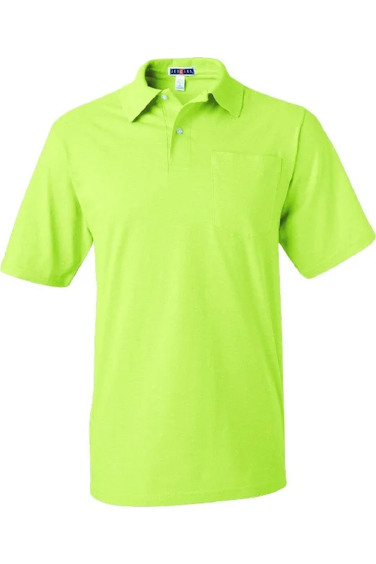 JERZEES SpotShield 50/50 Polo with Pocket