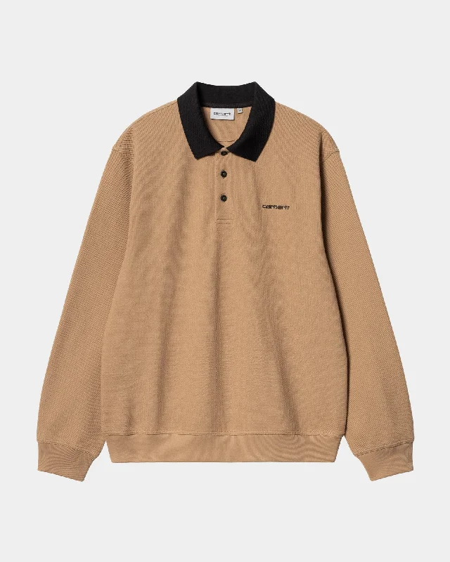 Vance Rugby Shirt | Peanut / Black