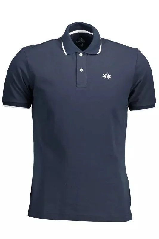 La Martina Elegant Contrasting Detail Polo Men's Shirt