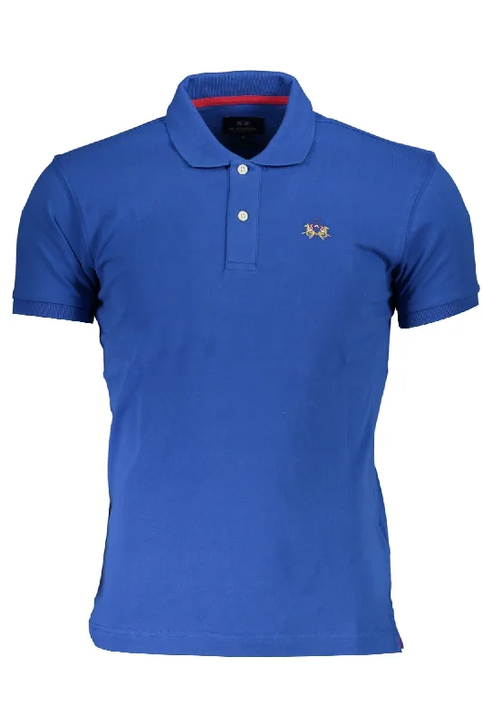 La Martina Slim Fit Embroide Polo with Contrast Men's Details