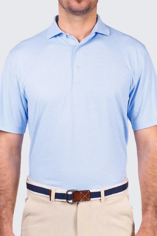 Lennon Polo Shirt In Luxe Blue