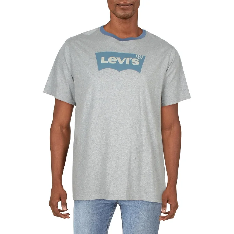 pullover hoodies for men -Levi's Mens Logo Cotton Graphic T-Shirt