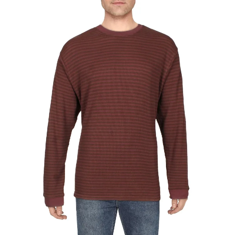 comfortable hoodies for men -Levi's Mens Striped Thermal T-Shirt