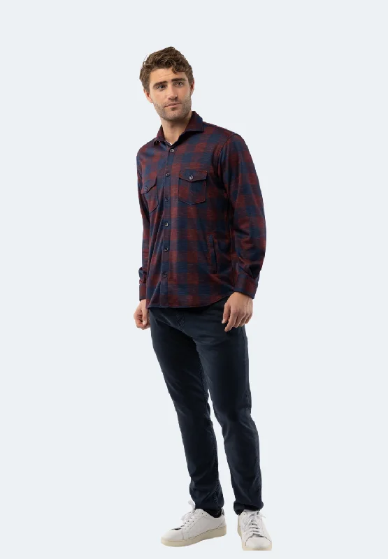 Maroon Plaid Flannel