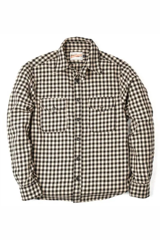 Men Wells Shirt In Gingham