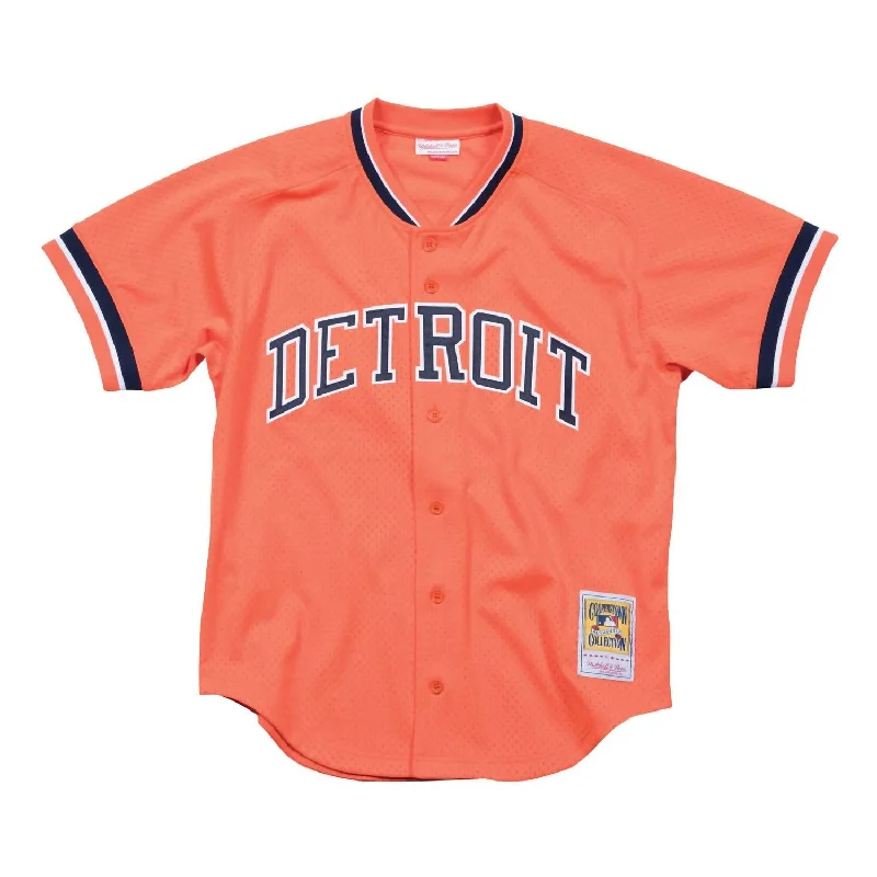 Men's Alan Trammel Mlb Detroit Tigers 1993 Jersey In Orange