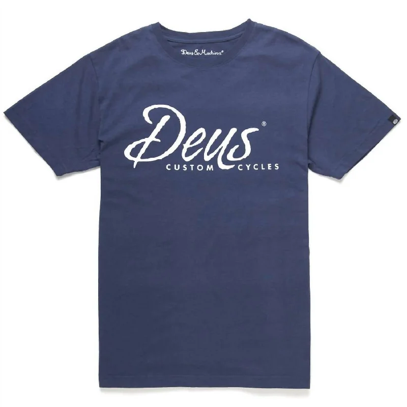 Men's Custom Tee In Navy