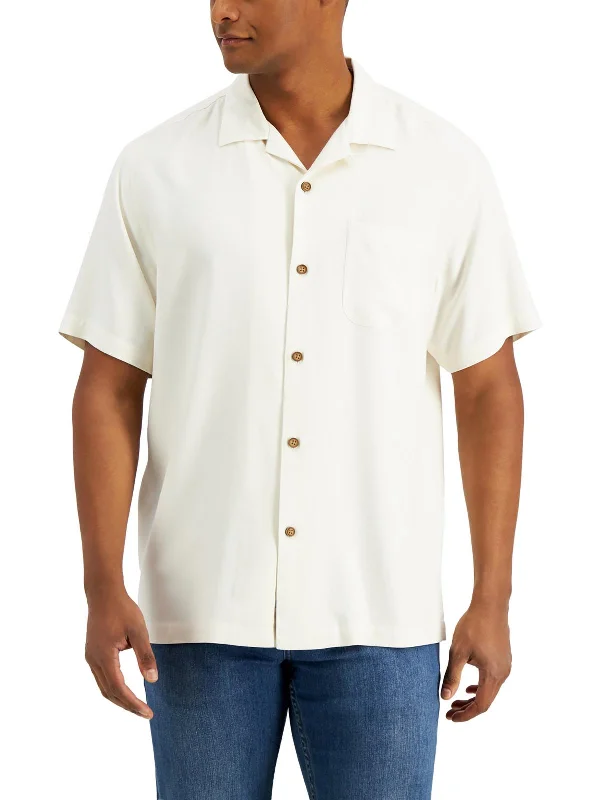 Mens Graphic America Button-Down Shirt