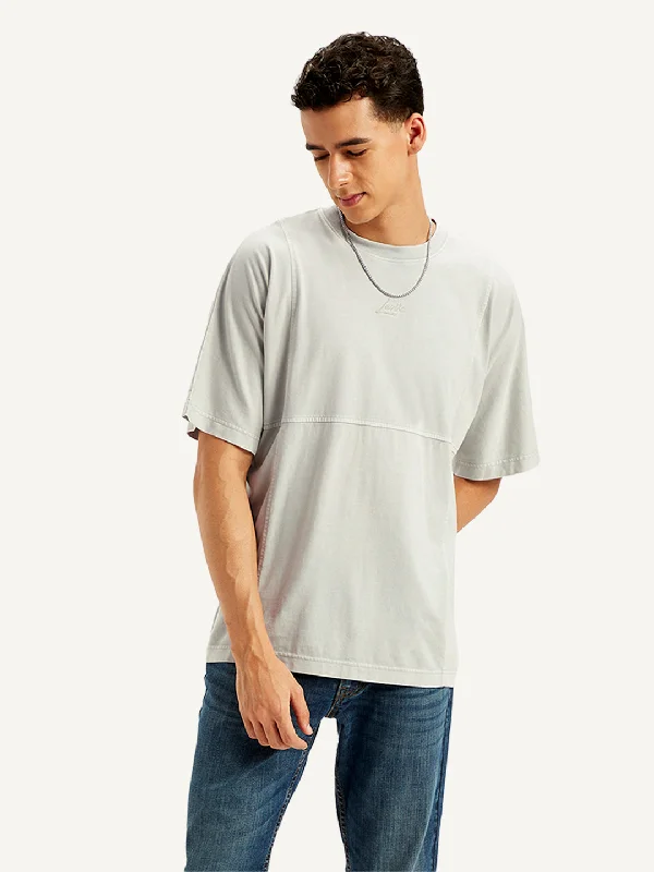 Men's Solid Regular Fit T-Shirt