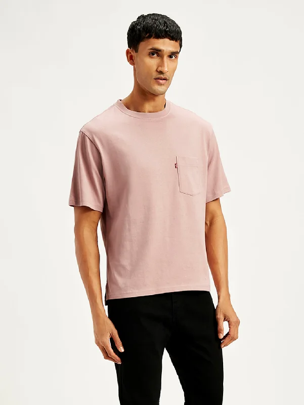 Men's Solid Relaxed Fit T-Shirt