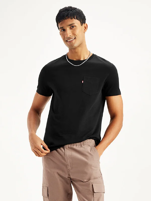 Men's Solid Slim Fit T-shirt