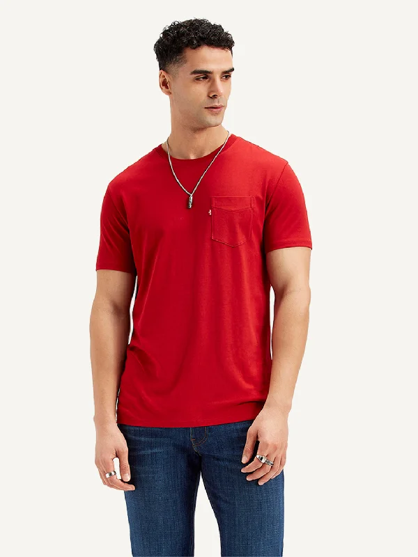 Men's Solid Slim Fit T-Shirt