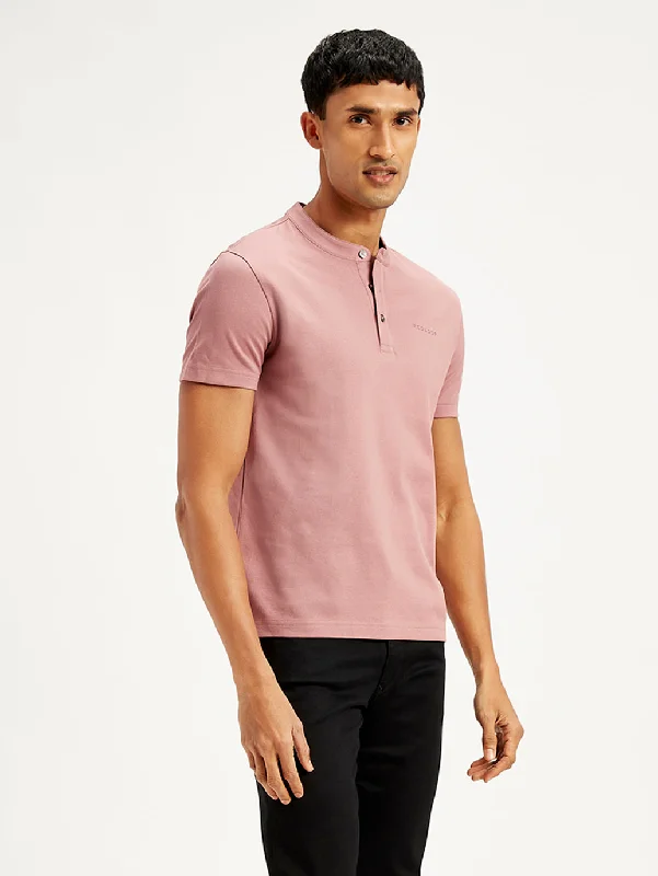 Men's Textured Slim Fit T-Shirt