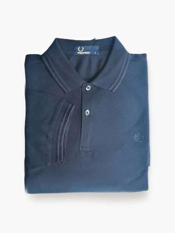 Men's Twin Tipped Polo Shirt In Navy