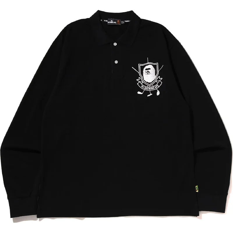 Mr. Bathing Ape Long Sleeve Polo Mens