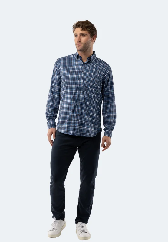 Multi Blue Check Shirt