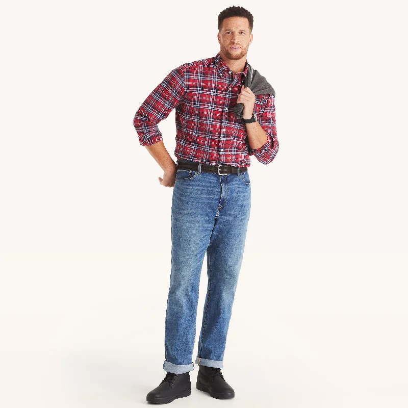 Nautica Mens Big & Tall Plaid Shirt