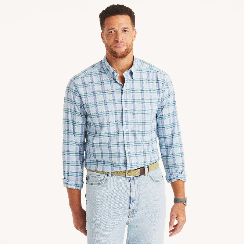 Nautica Mens Big & Tall Plaid Shirt