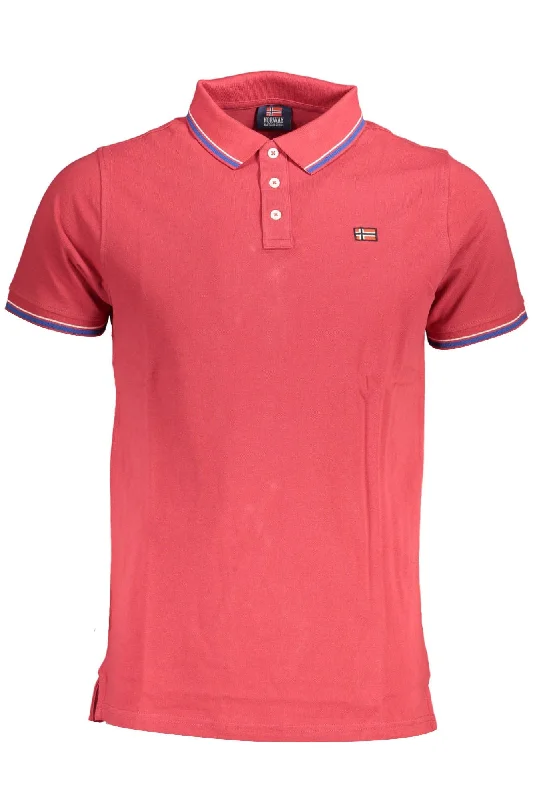 Norway 1963 Chic Contrast Detail  Polo Men's Shirt