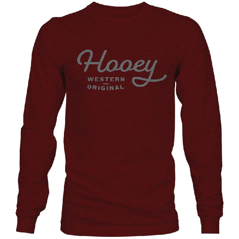 men's logo sweatshirts -"OG" Cranberry Long Sleeve T-Shirt