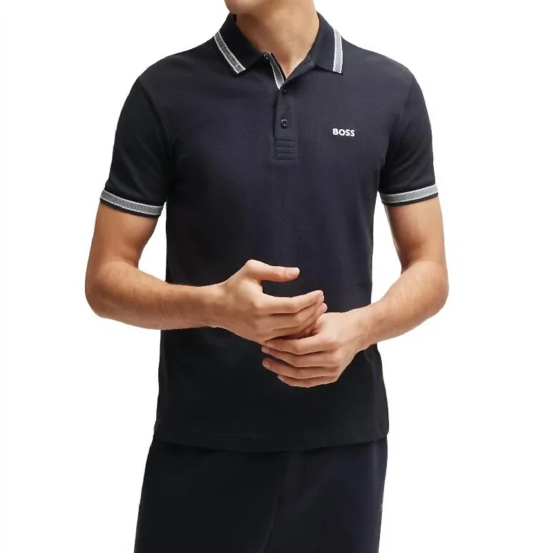 Paddy Polo Shirt In Dark Blue