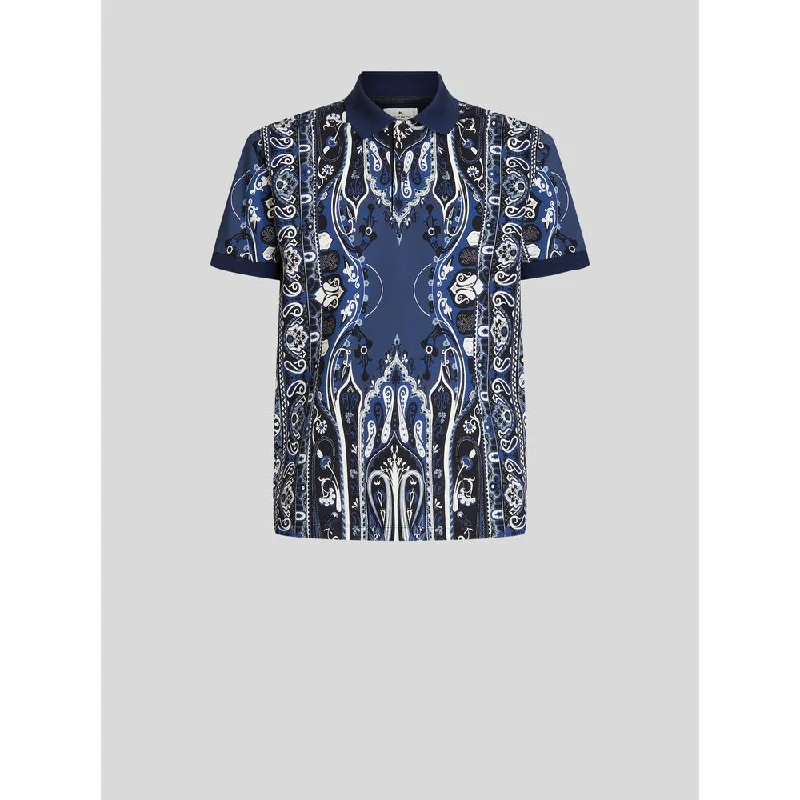 Paisley Print Polo Shirt