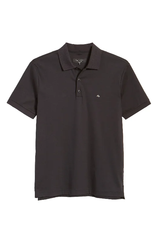 Rag And Bone Interlock Polo Blk